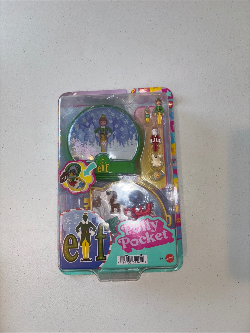 Polly Pocket Elf Playset - Green and Purple